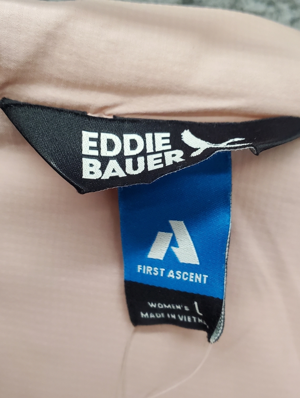 Eddie Bauer Astro Air Hoodie Jacket Womens Large Pink First Ascent NWT - Picture 3 of 11